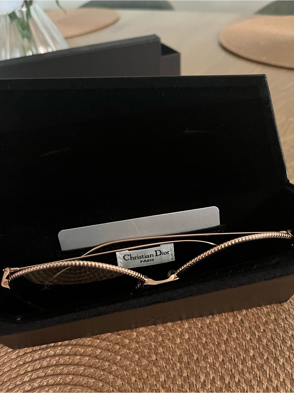 Dior Gold Frame Brown Lens Women's Sunglasses - Picture 7 of 10